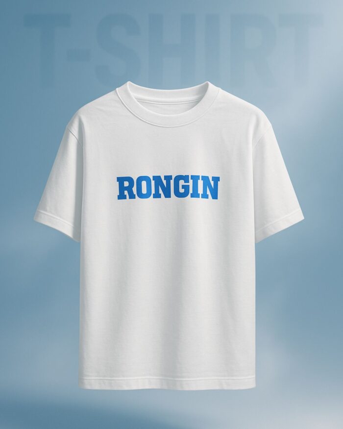 White Oversized T-Shirt Rongin”