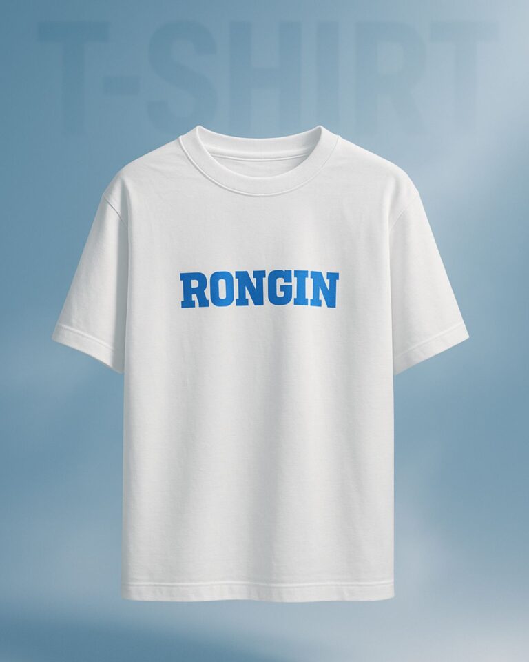 White Oversized T-Shirt Rongin”